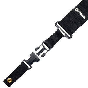 NEW DiMarzio DD2300 ClipLock Elastic Stretch Quick Release 2" Guitar - BLACK