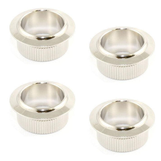 NEW (4) Gotoh Vintage Style Press Fit Bass Key Bushings Tuner Bushings - NICKEL