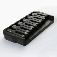 Carregar imagem no visualizador da galeria, USA Hipshot 41065B 6 String Hardtail Fixed Bridge .175&quot; Height w/ screws - BLACK