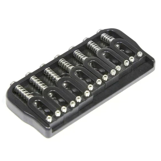 USA Hipshot 41075B 7 String Hardtail Fixed Bridge .175" Floor w/ screws - BLACK