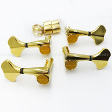 Load image into Gallery viewer, Gotoh GB350 RES-O-LITE Aluminum Bass 4-String Tuning Keys L2+R2 Set 2x2 - GOLD