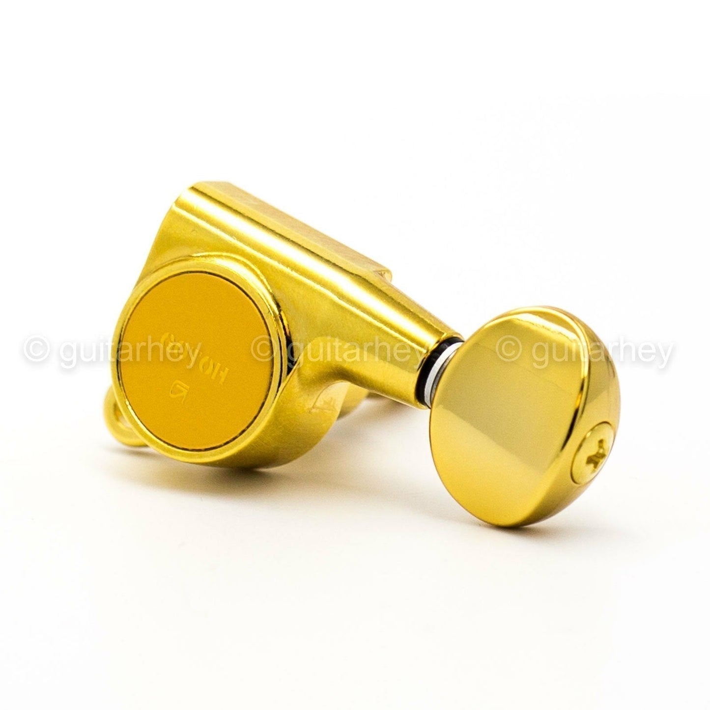 NEW Gotoh SG381-05 Tuners 6-in-Line Set w/ OVAL Buttons Right Handed - GOLD