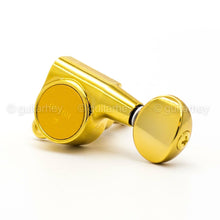 Carregar imagem no visualizador da galeria, NEW Gotoh SG381-05 Tuners 6-in-Line Set w/ OVAL Buttons Right Handed - GOLD