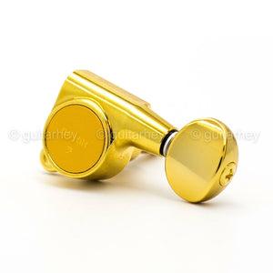 NEW Gotoh SG381-05 Tuners 6-in-Line Set w/ OVAL Buttons Right Handed - GOLD