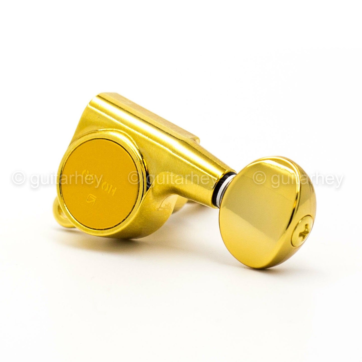 NEW Gotoh SG381-05 Tuners 6-in-Line Set w/ OVAL Buttons Right Handed - GOLD