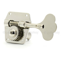 Carregar imagem no visualizador da galeria, Gotoh GBR640 Res-O-Lite Reverse Wind Bass Tuners 4 In-Line Right Handed - NICKEL