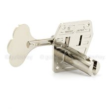 Carregar imagem no visualizador da galeria, Gotoh GBR640 Res-O-Lite Reverse Wind Bass Tuners 4 In-Line Right Handed - NICKEL