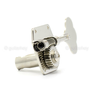 Gotoh GBR640 Res-O-Lite Reverse Wind Bass Tuners 4 In-Line Right Handed - NICKEL