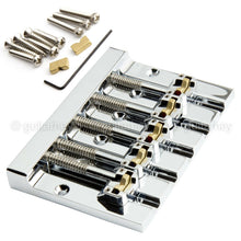 Load image into Gallery viewer, NEW Hipshot 5K501C Kickass 5 STRING Bass BRIDGE Retrofits Badass V Bass - CHROME