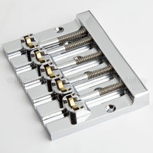 Load image into Gallery viewer, NEW Hipshot 5K501C Kickass 5 STRING Bass BRIDGE Retrofits Badass V Bass - CHROME