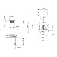 Load image into Gallery viewer, NEW Hipshot BT3 Bass XTENDER Drop D De-tuner X-tender 50s 60s Fender - NICKEL