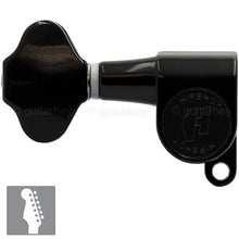 Load image into Gallery viewer, NEW Hipshot Mini 6-In-Line Non-Staggered w Victorian Buttons LEFT-HANDED - BLACK