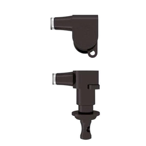 NEW Hipshot Mini 6-In-Line Non-Staggered w Victorian Buttons LEFT-HANDED - BLACK