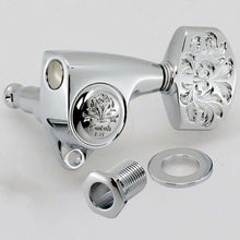 Load image into Gallery viewer, NEW Gotoh SGV510Z-A60LX Luxury Mode L3+R3 SET Tuning Keys 1:21 Ratio 3x3 CHROME