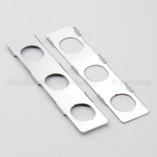 Load image into Gallery viewer, NEW Hipshot 6 in Line Classic Tuner SMALL OVAL Buttons w/ UMP Plates - CHROME