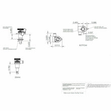 Load image into Gallery viewer, NEW Hipshot Grip-Lock Open Gear LOCKING Tuners LARGE EBONY Button 3x3 Set CHROME