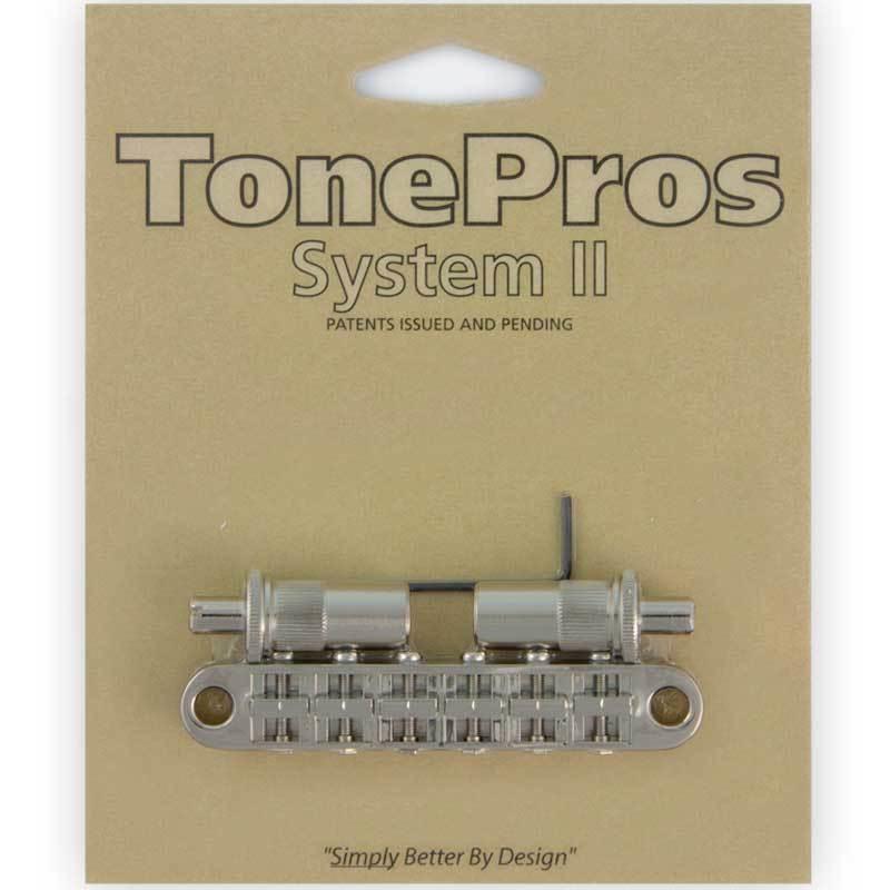 NEW TonePros T3BT-N Nashville Tunematic Bridge (Metric Thread) Tone Pros NICKEL