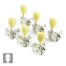 Load image into Gallery viewer, NEW Gotoh SD90-SL Tuners Tuning Vintage Keys Set L3+R3 Keystone 3x3 - NICKEL