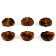 Load image into Gallery viewer, NEW (6) Tortoise Buttons for Grover Rotomatic Full Size Guitar Tuner Tuning Keys