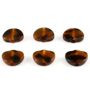 NEW (6) Tortoise Buttons for Grover Rotomatic Full Size Guitar Tuner Tuning Keys