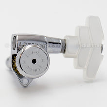 Carregar imagem no visualizador da galeria, NEW Hipshot Grip-Lock Open-Gear w/ White Pearl IMPERIAL Buttons 3x3 - CHROME