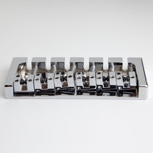 NEW Hipshot 6-String A Style Bridge for Bass ALUMINUM .656 String Space - CHROME