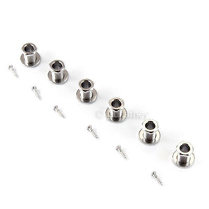 NEW Gotoh SG360 MGT 6 In-Line Set Mini Magnum Locking TORTOISE Buttons - CHROME