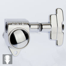 Load image into Gallery viewer, NEW Grover Rotomatic 3x3 Tuners w/ IMPERIAL Keys Fits Gibson® 109 Series, CHROME
