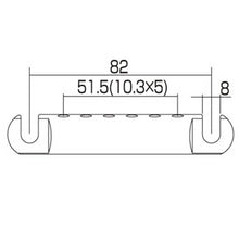 Carregar imagem no visualizador da galeria, BRAND NEW TonePros T1ZS-N Locking Standard Stop Tailpiece Guitar Bridge - NICKEL