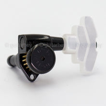 Load image into Gallery viewer, NEW Hipshot Grip-Lock Open-Gear w/ White Pearl IMPERIAL Buttons 3x3 - BLACK