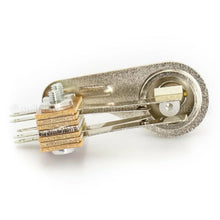 Load image into Gallery viewer, NEW Right Angle 3-Way Toggle Switch for 2-Pickups - Made in Japan - BLACK KNOB