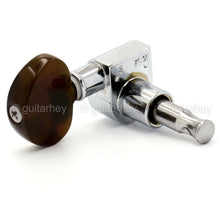 Load image into Gallery viewer, NEW Grover 205C Mini Rotomatic SET w/ LARGE DOME TORTOISE Buttons 3x3 - CHROME