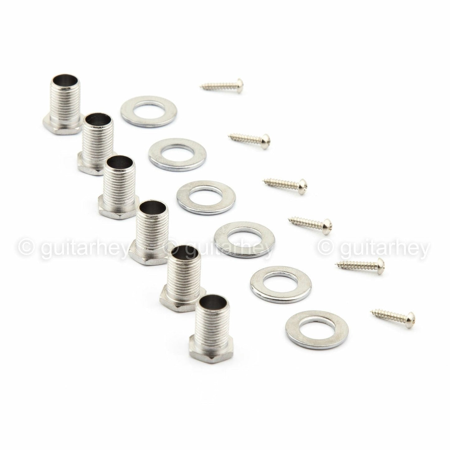 NEW Grover 205C Mini Rotomatic SET w/ LARGE DOME TORTOISE Buttons 3x3 - CHROME
