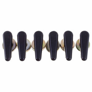NEW Power Pins 2.0 w/ Power Plate for Acoustic Guitar Bridge Pins - BLACK