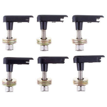 Load image into Gallery viewer, NEW Power Pins 2.0 w/ Power Plate for Acoustic Guitar Bridge Pins - BLACK