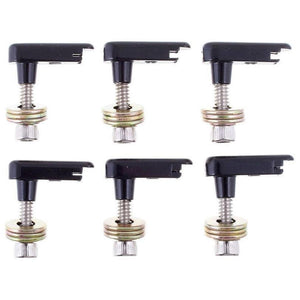 NEW Power Pins 2.0 w/ Power Plate for Acoustic Guitar Bridge Pins - BLACK