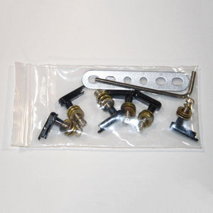 NEW Power Pins 2.0 w/ Power Plate for Acoustic Guitar Bridge Pins - BLACK