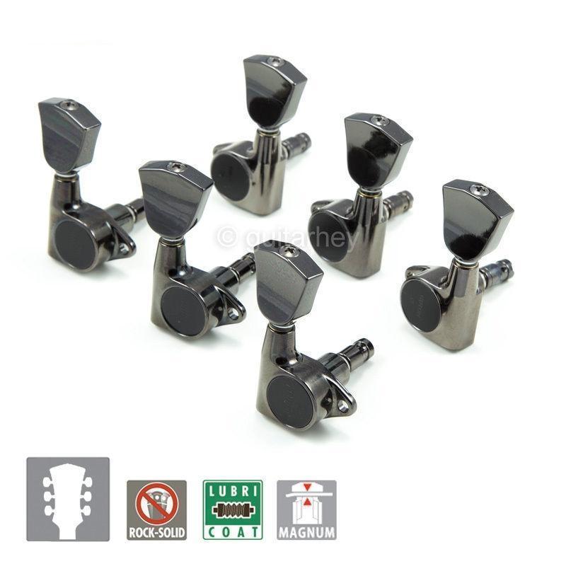 NEW Gotoh SG301-04 MG MAGNUM LOCK Locking Tuners Keystone keys 3X3 - COSMO BLACK