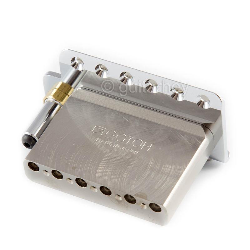 NEW Gotoh 510TS-SF2 Non-locking Tremolo Steel Saddles Bridge w/ Screws - CHROME