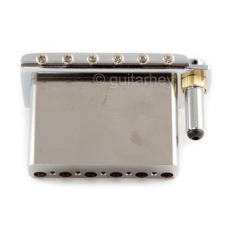NEW Gotoh 510TS-SF2 Non-locking Tremolo Steel Saddles Bridge w/ Screws - CHROME