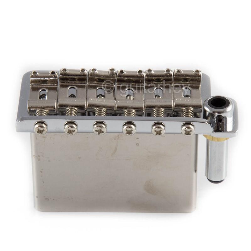 NEW Gotoh 510TS-SF2 Non-locking Tremolo Steel Saddles Bridge w/ Screws - CHROME