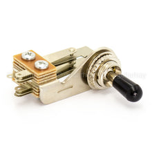 Load image into Gallery viewer, NEW Right Angle 3-Way Toggle Switch for 3-Pickups - Made in Japan - BLACK KNOB
