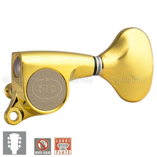 Load image into Gallery viewer, NEW Gotoh SGS510-L5 Set L3+R3 - Super Machine Large Buttons 3x3 w/ screws - GOLD