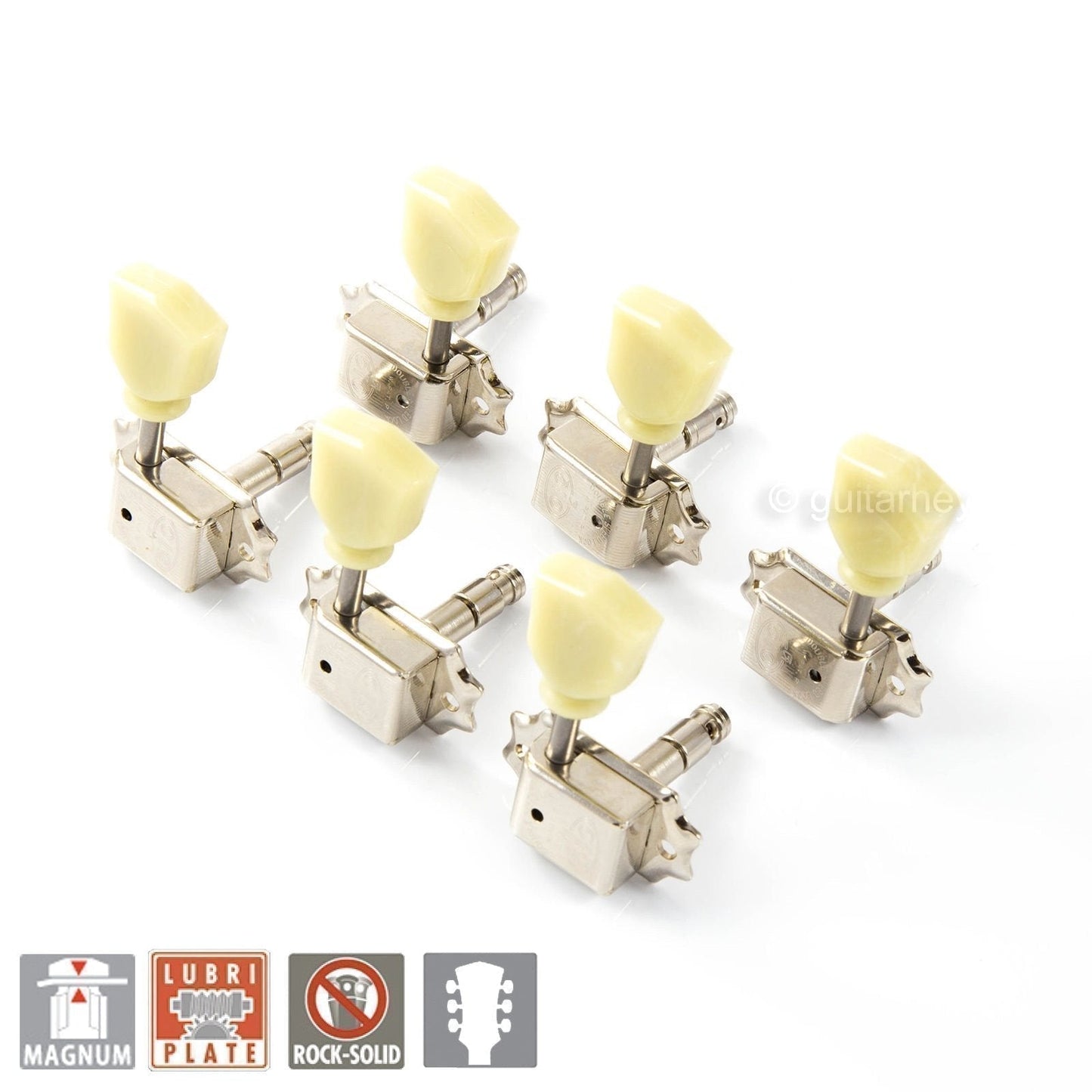 NEW Gotoh SD510-SL MG LOCKING Tuning Keys Set Keystone w/ C-A-R-D - 3x3 - NICKEL