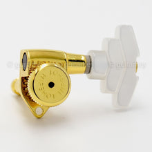 Carregar imagem no visualizador da galeria, NEW Hipshot Grip-Lock Open-Gear w/ White Pearl IMPERIAL Buttons 3x3 - GOLD