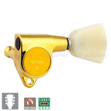 Load image into Gallery viewer, NEW Gotoh SG301-P4N Tuning Keys w/ Keystone Buttons Tuners Set 3x3 - GOLD