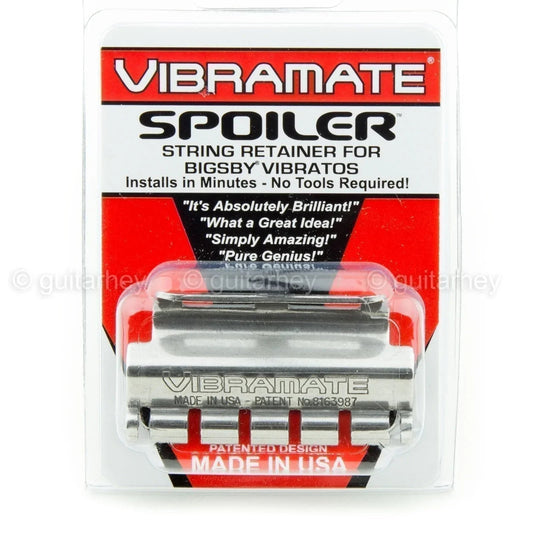 NEW Vibramate Spoiler String Retainer for Bigsby Tremolo SR-1 - STAINLESS SILVER