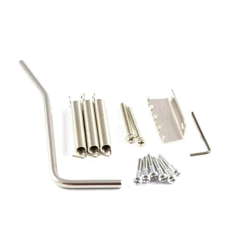 NEW Gotoh 510TS-FE2 Non-locking Tremolo Bridge Steel Saddles & Block - CHROME