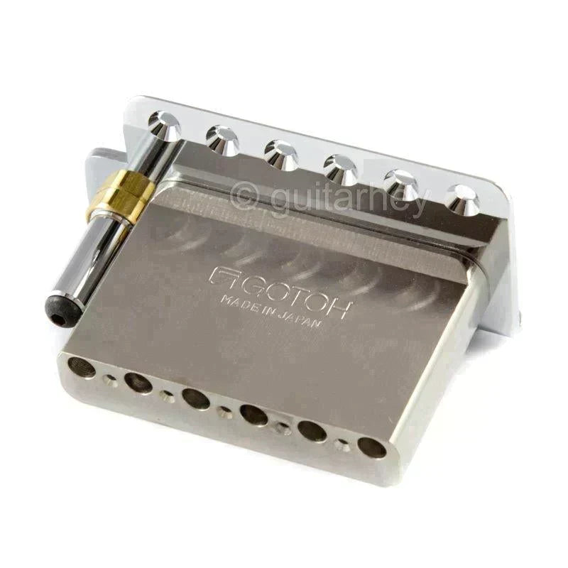 NEW Gotoh 510TS-FE2 Non-locking Tremolo Bridge Steel Saddles & Block - CHROME