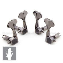 Carregar imagem no visualizador da galeria, NEW Gotoh GB707 4-String Bass Machine Head Tuner Set Keys Set 2x2 - COSMO BLACK